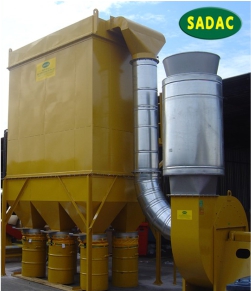 SADAC Model 165-125-2500 Installed on board recycling plant