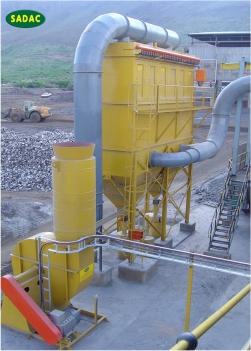 SADAC Model 330-125-3500 Installed on crushing and screening plant